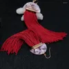 Dangle Earrings Bulk Price Red Cotton Tassel Fringe 2023 Ethnic Acrylic Long Drop for Women Jewelry