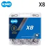 Цепочка KMC Z6 x8 x9 x10 x11 x12 MTB Bicycle Chains 7/7/8/9/10/11/12 Скорость дороги для дороги для велосипедов Shimano Часть 0210