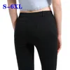 Leggings pour femmes Taille haute Pantalon chaud Plus Taille 5XL 6XL Hiver Skinny Épais Velours Polaire Fille Femmes Pantalons Pour