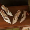 Fashion Lady Mary Jane Schuhe süße hohe klobige Ferse Frauen Büroarbeit Schuh Weding Tod Schuhe