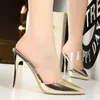 Metallic Leather Heel Summer Women High Patent Sandals Designer Ladies Gladiator Sandal Shoes Zapatos Mujer T FF