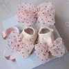 Haarschmuck Baby Stirnband Socken Set Geschenkbox Kopfbedeckung Kids Born Stuff Girl Für Mädchen Kleines Haarband Babygirl Bögen