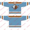 Personalizado 69 Shoresy SudBery Blueberry Letterkenny Hockey Jersey Preto Azul qualquer número qualquer número de nome costurado