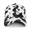 Ball Caps 2022 Fashion Cow Print Baseball Cap Women Men Snapback Dad Hats For Men Trucker Hip Hop Gorras Vintage Male Hat G230209