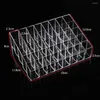 Storage Boxes Lipstick Organizer Lip Gloss Holder Display Stand Case Box Acrylic Makeup Clear Tower Tubes Jewelry