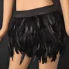 Saias Harajuku Suspensador de penas Garter Mini Sexy Lingerie Gothic Liços do cinto Kawaii Women Skirt Short 230209