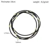 Link Chain New Arrival Gold Silver 1.7mm Stainless Steel Guitar String with Beads Dainty Springs Stretchy Bracelets Set Men Women Jewelry G230208