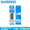 Shimano HG54 Chain 10 Speed ​​116 Links MTB Bicycle Chains Mountain HG-54 Bikes del för Deore M670 M6000 M610 M591 0210