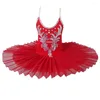 Stage desgaste Rose Ballet Tutu Dress Dress Swan Lake Traje Kids Belly Dance Clothing Professional