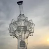 Big Feb Egg Bong Klein Recycler Oil Rigs Hookahs Glass Water Pipes Smoke Pipes Com Matrix Perc 14mm Joint