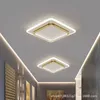 Işıklar Modern Led Tavan Işık Yuvarlak Kare Yatak Odası Aydınlatma İskandin