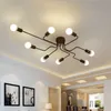 4 kop moderne plafond kroonluchter lichten woonkamer slaapkamer kroonluchters creatieve huisverlichting e27 led bollen vintage industrieel 0209