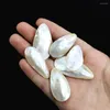 Pendant Necklaces Luxury Two-Side Natural Shell Water Drop Flat Back Tear Charm MOP Beads DIY Making Necklace Earring Jewelry Accessory
