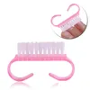 Spazzole per unghie Pennello per la pulizia di arte rosa Manicure Toe Strumenti cosmetici Piccolo angolo della camera da letto di casa Rimuovere la polvere Forniture pulite di plastica Wh0614 Dhcyu