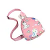 Cute Cartoon Dinosaur Baby Backpack Children Boys Girls Chest Messenger Bag Travel Strap Bag Adjustable Animal Kids Backpack