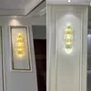 Wall Lamps Luxury Nordic Style Crystal Lamp Engineering Led Light Club Banquet Hall Corridor Lights Living Room Background