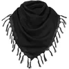 Bandanas Scarf Arab Shemagh Men Wrap Turban Head Outdoor Winter Ladies Triangle Neck Women Tassel Shawl Fringed Hair Hiking Cotton Warm