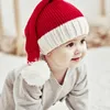 Basker Autumn Winter Furry Ball Mother Baby Sticked Hat Soft Woolen Red Christmas Warm Gloves Caps Set Accessories Kids Gift