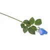 Kwiaty dekoracyjne 12 szt. Róża z pączkiem 55 cm Lateksowa powłoka Prawdziwa dotyk płatek pekieja sztuczna dekoracja ślubna