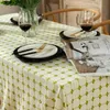 Table Cloth Soft Imitation Cotton And Linen Jacquard Tablecloth Fashion Household Dining Dust Cover