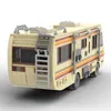 Blocos MOC Classic Movie Breaking Bad Car Building Blocks Kit Walter White Pinkman Cooking Lab RV Vehicle Model Toys For Children Gifts