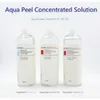 Solution concentrée Aqua Peel de Microdermabrasion 400 ml par bouteille Sérum facial Aqua pour peau normale Dhl