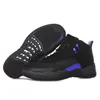 6c-5y Little Big Kids Basketball Shoes jumpman 12s 12 PS Flu Black Deadly Pink Gym Red Athletic Sneakers Kid shoe Toddler Children Sport Sneaker Leather Trainers