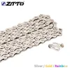 Bike Chains ZTTO Golden Oil Slick 12 Speed Chain 126 Links Hollow Light Weight Durable MTB Road 12S 12v Bicycle Current 12speed 0210