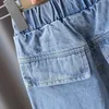 Наборы подходят для малышей мальчики сплошной толстовки спортивные штушковые джинсы, набор детских спортивных костюмов для детей весенняя осенняя одежда 2 7y 230210