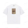 Xinxinbuy Men Designer T-shirt 23SS Letters Patch Engeland Kortkneeuw Katoen vrouwen Wit Zwart Kaki XS-XL