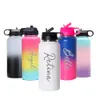 Tumblers Customized Name Stainless Steel Thermos Cup Outdoor Sports Water Bottle Wedding Party Gift Birthday 230210