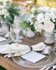 テーブルナプキンチューリップフラワープラントスプリングナプキンズクロスセットキッチンディナーティータオルデザインマット結婚式の装飾