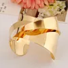 Bangle Vintage Geometric Gold Silver Bracciali Braccialetti per donna Uomo 2023 Gioielli di moda Punk Unisex Wide Open Bracciale BangleBangle