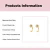 Stud Earrings ISUEVA Korean Simple Cubic Zircon Geometry Gold Filled Small Women Fashion Wedding Jewelry Accessories