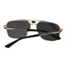 Дизайнерские бренд солнцезащитные очки мужчины женщины очки открытые оттенки металлическая рама мода классическая леди солнечная очки 2238