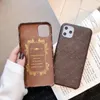 Luxury Paint Design Letter Flower Phone Cases for iPhone 15 14 14pro 13 13pro 12 12pro 11 Pro Max X Xs Xr Card Pocket Leather Skin Shell Case Trendy Anti Shock Cover