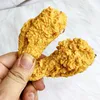 Key Rings Simulation Fried Chicken Keychain Imitation Chicken Nugget Hot Dog Pendant Food Toy Model Photography Prop Personalized Keychain G230210