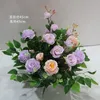 Br￶llopssimulering Flower Art Road Flowers Happy Mei Road Flowers Runway Home Layout Shopping Mall Hotel Decoration