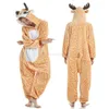 Pyjamas Soft Kigurumi Pyjamas Animel Cartoon Cosplay Cosplay Kostuum Sleepwear Unisex vrouwen Men Men Pajama Unicorn Oneises Huiskleding Volwassen jumpsuits 230210