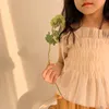 Sets Toddler Fashion Clothing Suit Girls Clothes Set Summer Shirt pants pieces Boutique Outfits Chiffon Casual Pants Wide Leg