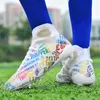 Elbise ayakkabıları yüksek kaliteli futbol tffg erkek futbol ayakkabı erkekler için çivili bot orijinal futsal profesyonel saha spor ayakkabı 230211