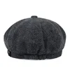 Berets Plaid Beret Classic Retro Hat Sboy Style Men's And Women's Hats General Outdoor Transport WholesaleBerets