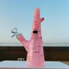 2023 9 Inches Vivid Anime Cactus Pink Assorted Color OEM Thick Glass Bong Water Pipe Hookah Beaker Tobacco Smoking Bubbler Smoke Pipes Bongs