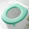 Coprisedili per WC 1PCS Cuscinetti riutilizzabili per il bagno con manico Pad morbido in EVA impermeabile Autoadesivo