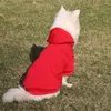 Abbigliamento per cani Vestiti durevoli per animali domestici Pullover con cappuccio per cani casual a due gambe Felpa aderente delicata sulla pelle per l'autunno
