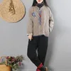 Ethnic Clothing Traditional Chinese Style Women Cotton Warm Coats Retro Jacket Tang Suit Oriental Corduroy Ladies Tops 11732