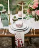 テーブルナプキンバレンタインデーハートドワーフナプキンスハンカチハンカチディナーパーティーの装飾のための結婚式の宴会布