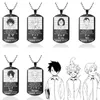 Naszyjniki wiszące biżuterię anime obiecany naszyjnik Neverland Character Army Mark