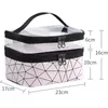 Cosmetic Bags Cases Multifunction Travel Clear Makeup Bag Fashion Diamond Cosmetic Bag Toiletries Organizer Waterproof Females Storage Make Up Cases 230210