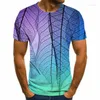 T-shirts pour hommes bière impression numérique 3D chemise hommes mode col rond Caual T-shirt à manches courtes